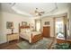 Spacious bedroom with wood flooring and a ceiling fan at 417 Spring Arbor Ave, Salisbury, NC 28146