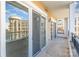 Private balcony offering city views and ample outdoor space at 4620 Piedmont Row Dr # 318D, Charlotte, NC 28210