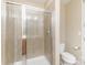 Bathroom with shower and toilet at 4620 Piedmont Row Dr # 318D, Charlotte, NC 28210