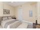 Bedroom with ceiling fan, neutral walls and a bed at 4620 Piedmont Row Dr # 318D, Charlotte, NC 28210