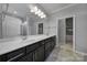 Bathroom boasts double vanity and walk-in shower at 730 Bushel Dr, Fort Mill, SC 29715