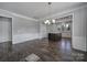 Spacious dining room features hardwood floors and kitchen access at 730 Bushel Dr, Fort Mill, SC 29715