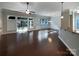 Bright and airy living area with hardwood floors and sliding glass doors at 9140 Carneros Creek Rd, Charlotte, NC 28214