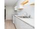 Modern kitchen with white cabinets and a white countertop at 9325 Old Concord Rd # C, Charlotte, NC 28213