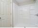 Updated shower with built-in shelving at 9325 Old Concord Rd # C, Charlotte, NC 28213