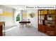 Home office with built-in shelving and desk at 1002 Merganser Way, Indian Trail, NC 28079