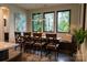 Dining room with large windows offering natural light and views at 113 Angler Pl, Mooresville, NC 28117
