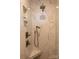 Shower featuring sleek fixtures and niche shelving for toiletries at 113 Angler Pl, Mooresville, NC 28117