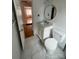 Bright bathroom featuring marble tile floor and modern fixtures at 1217 Spruce St, Charlotte, NC 28203
