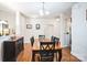 Spacious dining area with a large table and chairs, near entryway at 2019 Stoney Point Cir, Monroe, NC 28112