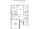 Detailed floor plan showcasing layout including bedrooms, living spaces, kitchen, garage, and outdoor patio at 2019 Stoney Point Cir, Monroe, NC 28112