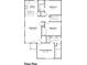 Floor plan showing 3 bedrooms, 2 baths, kitchen and living room at 4470 Kingsbury Rd, Midland, NC 28107