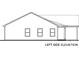 Left side elevation of a ranch style home with three windows and a covered porch at 4470 Kingsbury Rd, Midland, NC 28107