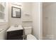 Clean bathroom with shower and vanity at 4630 Dawnwood Dr, Charlotte, NC 28212