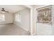 Entryway with carpet and door leading to the outside at 4630 Dawnwood Dr, Charlotte, NC 28212