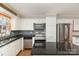 Kitchen with granite countertops and stainless steel appliances at 4630 Dawnwood Dr, Charlotte, NC 28212