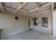 Covered back porch with access to backyard at 5138 Foley Dr, Hickory, NC 28601