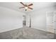 Bedroom with ceiling fan and en-suite bathroom at 7011 Jane Parks Way, Charlotte, NC 28217