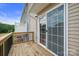 Private deck with sliding glass door access at 7011 Jane Parks Way, Charlotte, NC 28217