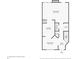 One story floor plan with living room, kitchen and dining area at 7117 Flying Scotsman Dr, Charlotte, NC 28213