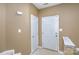 Simple foyer featuring a coat closet and front door at 7117 Flying Scotsman Dr, Charlotte, NC 28213