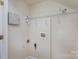 Laundry area with shelving and hookups for washer/dryer at 7117 Flying Scotsman Dr, Charlotte, NC 28213