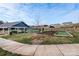 Inviting community area with a covered pavilion, bocce ball courts, and well-maintained landscaping for outdoor enjoyment at 7522 Porrera St, Charlotte, NC 28214