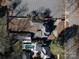 Aerial view showing house, pool, and surrounding area at 1024 Queens Rd, Charlotte, NC 28207
