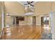 Open living room with hardwood floors and high ceilings at 105 Bayridge Dr, Salisbury, NC 28146