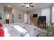 Charming bedroom with a queen-size bed and built-in desk at 1361 Colwick Ln, Rock Hill, SC 29732
