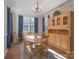 Formal dining room with a wooden hutch and hardwood floors at 1361 Colwick Ln, Rock Hill, SC 29732