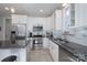 Modern kitchen featuring stainless steel appliances and white cabinetry at 1361 Colwick Ln, Rock Hill, SC 29732