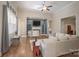 Spacious living room with hardwood floors and a neutral color scheme at 1361 Colwick Ln, Rock Hill, SC 29732
