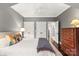 Well-lit bedroom with double closets and hardwood floors at 2715 Phillips Gate Dr, Charlotte, NC 28210