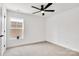 Bright bedroom with ceiling fan and carpet at 3070 Swallowtail Ln, Kannapolis, NC 28027