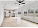 Spacious living room with hardwood floors and sliding glass doors at 3070 Swallowtail Ln, Kannapolis, NC 28027