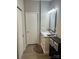 Bathroom with a vanity and a marble countertop at 32139 Blakley Dr, Albemarle, NC 28001