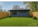 Well maintained backyard with lush green grass, privacy fence and plenty of space for outdoor activities at 531 Manhasset Rd, Charlotte, NC 28209