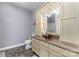 Bathroom with a vessel sink and built-in cabinetry at 6328 W Nc 10 Hwy, Hickory, NC 28602