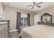 Bright bedroom with a queen-size bed and window view at 6328 W Nc 10 Hwy, Hickory, NC 28602