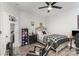 Bedroom with a gaming setup and plenty of storage at 6328 W Nc 10 Hwy, Hickory, NC 28602