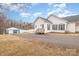 View of the home's side entrance and detached garage at 6328 W Nc 10 Hwy, Hickory, NC 28602