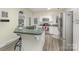 Modern kitchen with stainless steel appliances and an island at 6328 W Nc 10 Hwy, Hickory, NC 28602