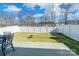Fenced backyard with patio and open space at 9353 Creedmore Hills Dr, Charlotte, NC 28214