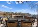 Spacious outdoor dining area on the deck with scenic lake views perfect for entertaining and relaxation at 125 Chestnut Tree Rd, Mooresville, NC 28117