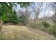 Large backyard with mature trees and a wooded area at 160 Brookwood Ne Ave, Concord, NC 28025