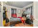 Cozy bedroom with wood floors and tree-themed decor at 160 Brookwood Ne Ave, Concord, NC 28025