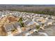 Wide aerial view of a neighborhood showing the layout and surrounding green spaces at 1605 Appledale Ct # 116, Fort Mill, SC 29715