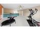 Basement with exercise equipment and plenty of open space for activities at 1605 Appledale Ct # 116, Fort Mill, SC 29715