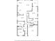 Detailed first floor plan layout with room dimensions and locations throughout the home at 1605 Appledale Ct # 116, Fort Mill, SC 29715